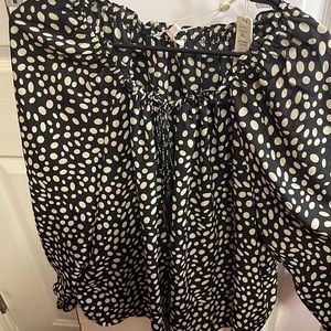 Polk a dot cottage core blouse